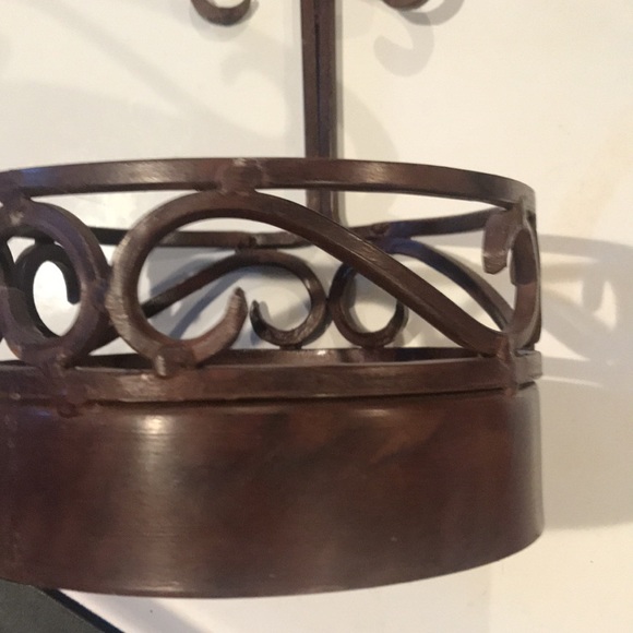 Metal Scrolled Candle Holder - Picture 6 of 10